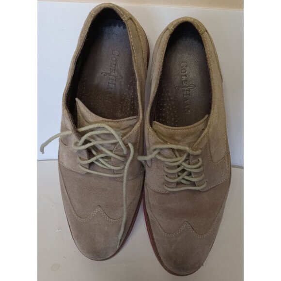Cole Haan Men\'s Drake Suede Wingtip Oxfords C11216 Size 9 main image 5